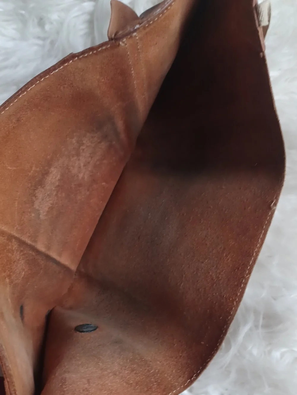 Vintage IL Bisonte Leather Wallet Made In Italy Expreslly For Bloomingdale's